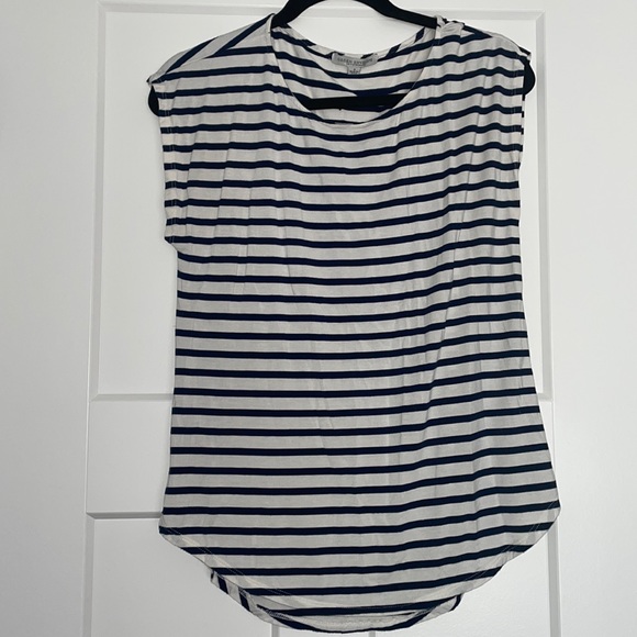 Green Envelope Tops - Striped Casual T-Shirt